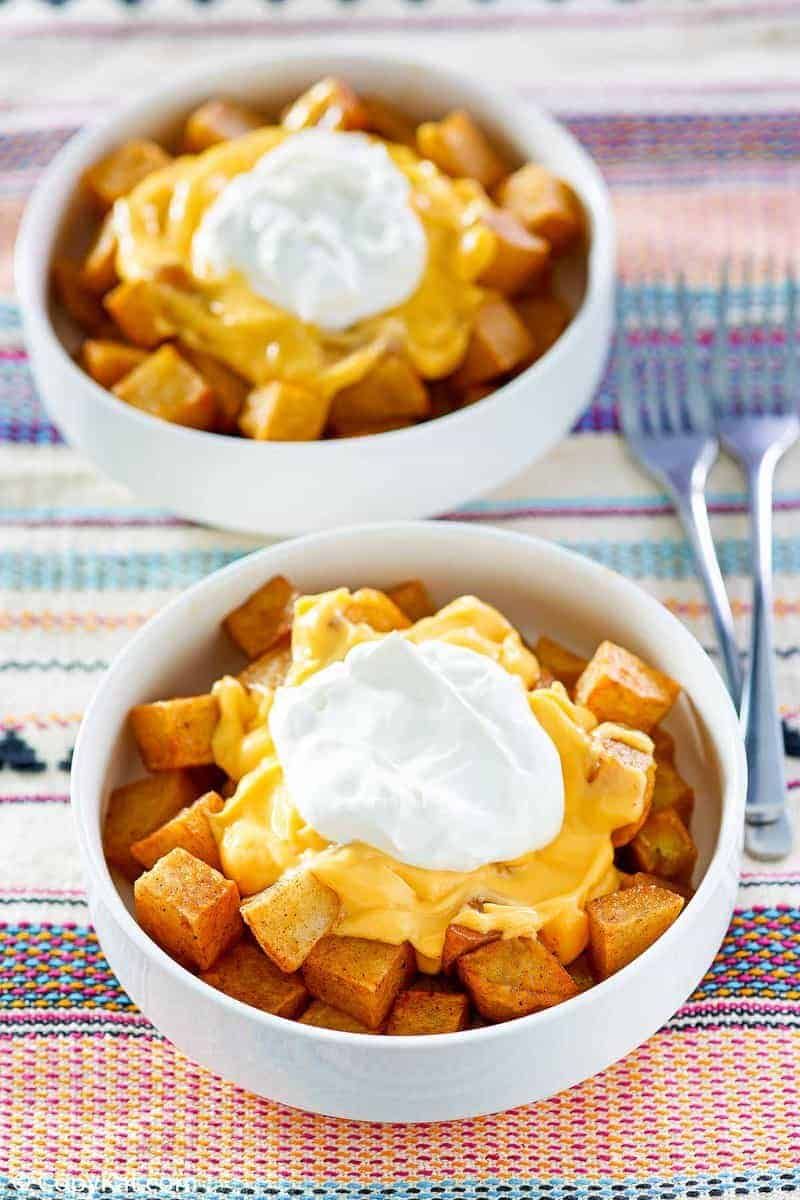 Cheesy Fiesta Potatoes Copycat