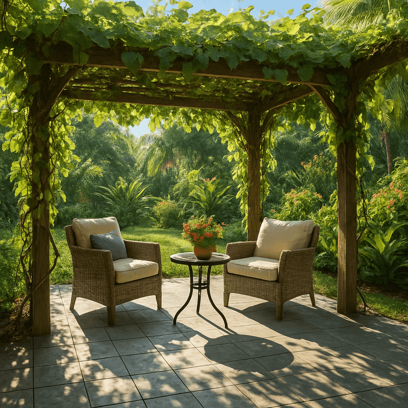 Select an Overhead Vine That Fits the Site and Structure