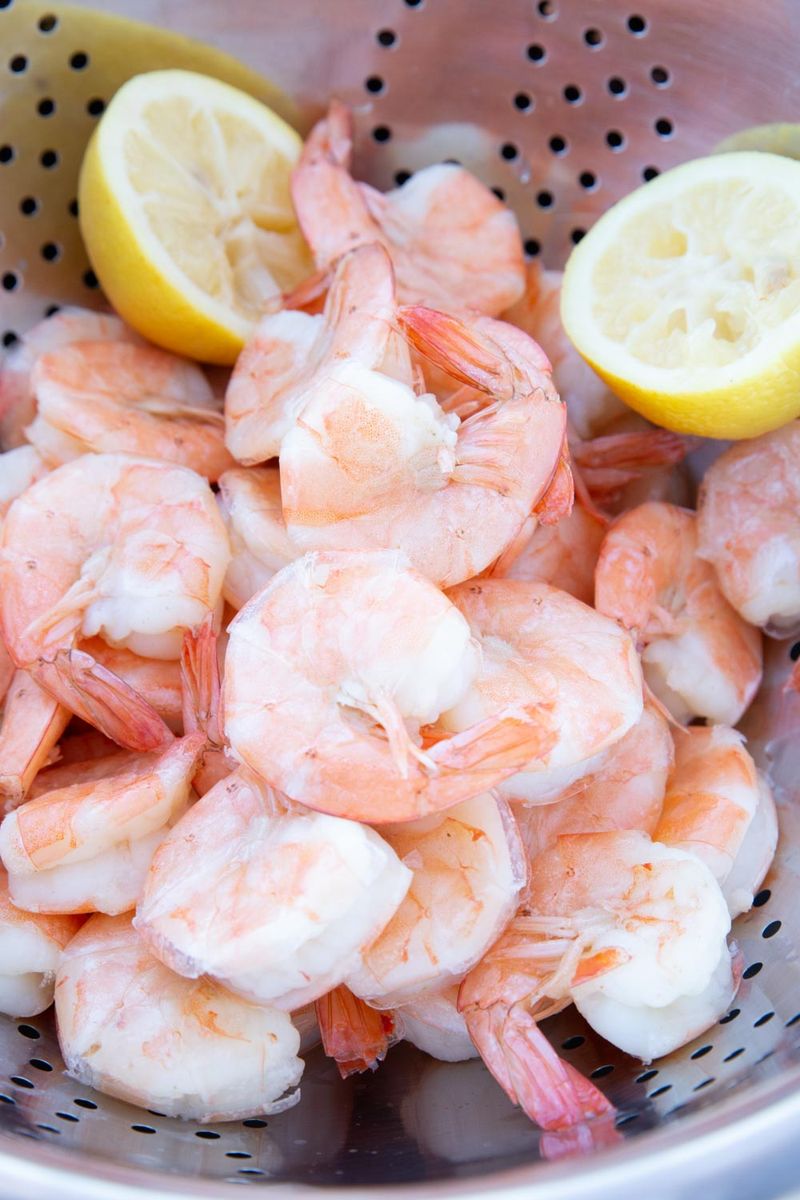 Poached Shrimp