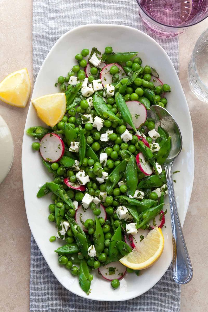 Spring Pea And Mint Salad