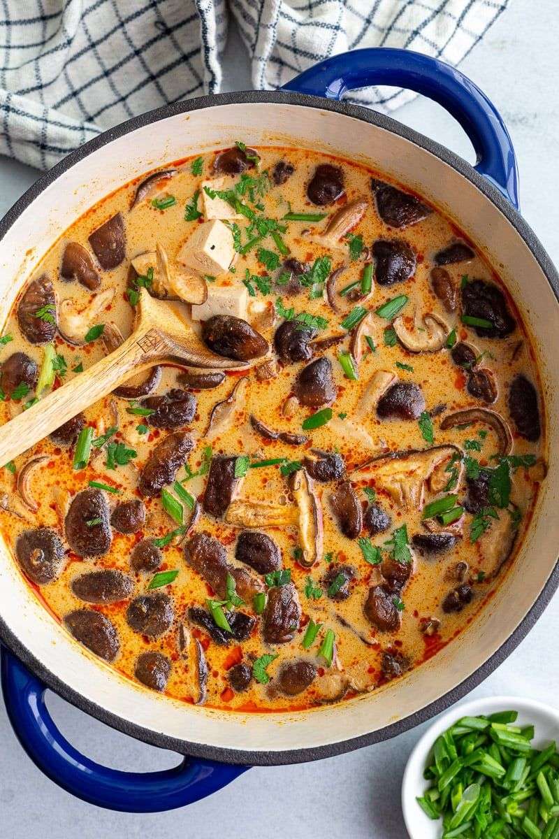 Vegan Coconut-Lime Tofu Soup