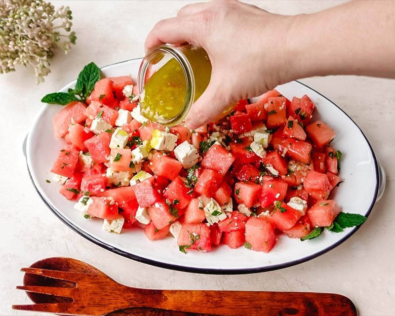 Watermelon Chopped Greek Salad