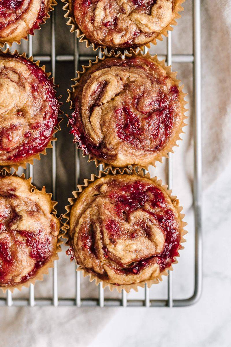 Jelly Swirl Muffins