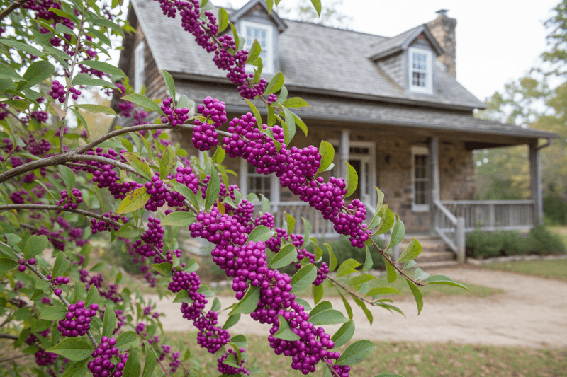 American Beautyberry (Callicarpa americana)