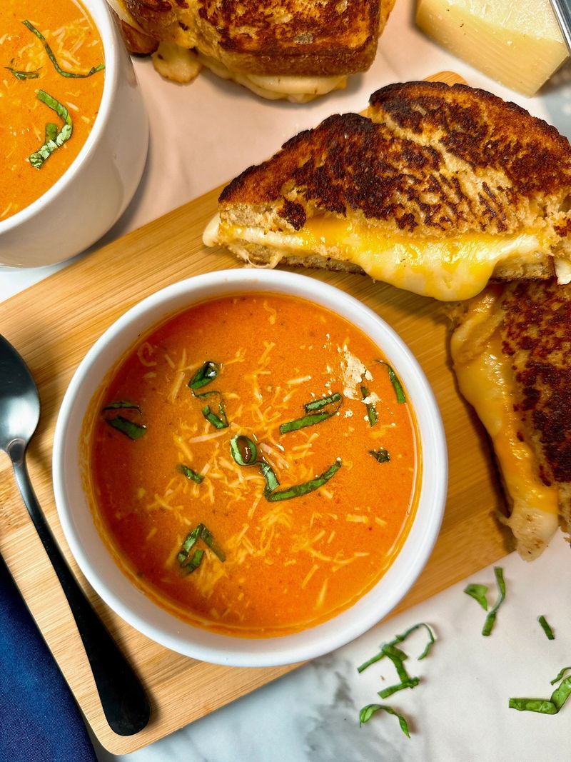 Grilled Cheese + Tomato Soup Combo