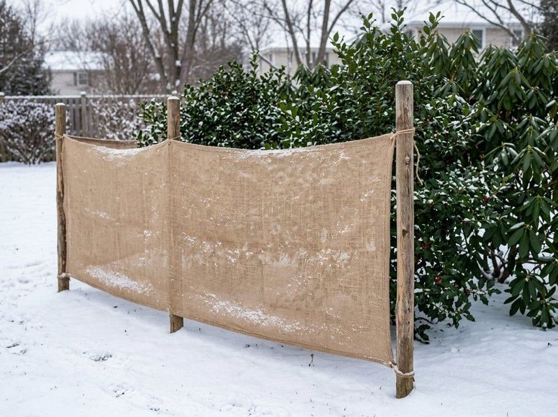 Put Up a Burlap Barrier