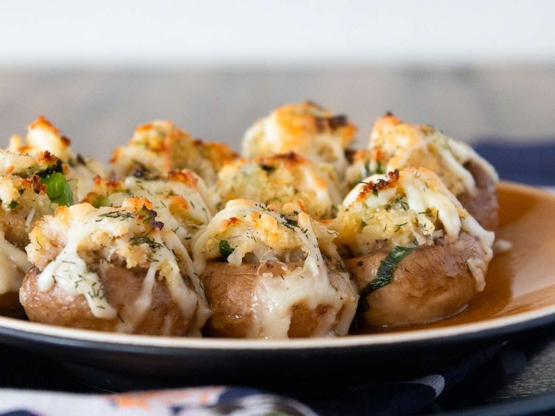 Crab Stuffed Mushrooms