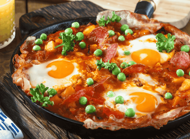 Huevos a la flamenca