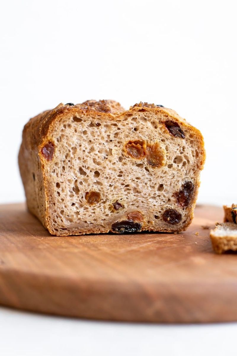 Yeast-Free Cinnamon Raisin Bread
