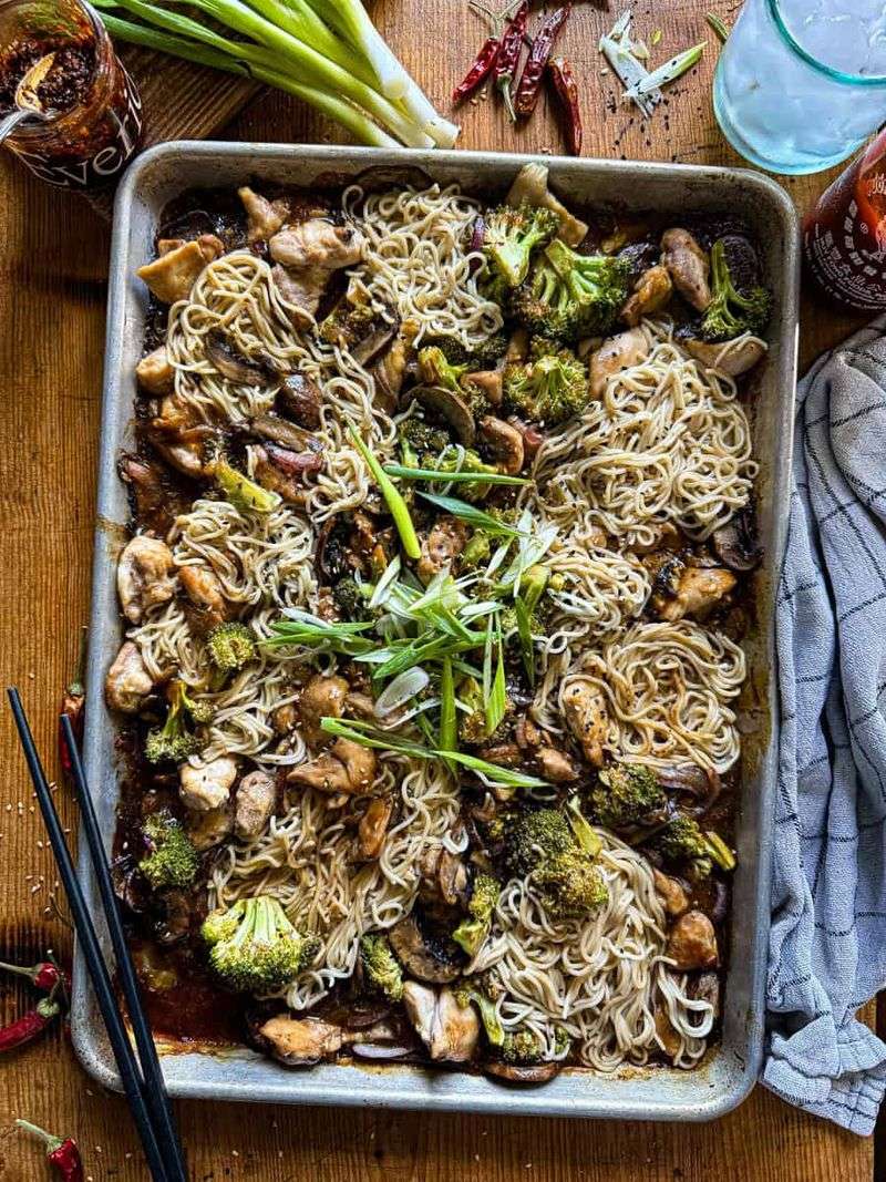 One Pan Chicken and Ramen