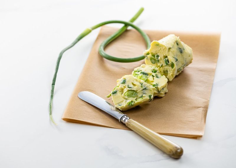 Garlic Scape Compound Butter