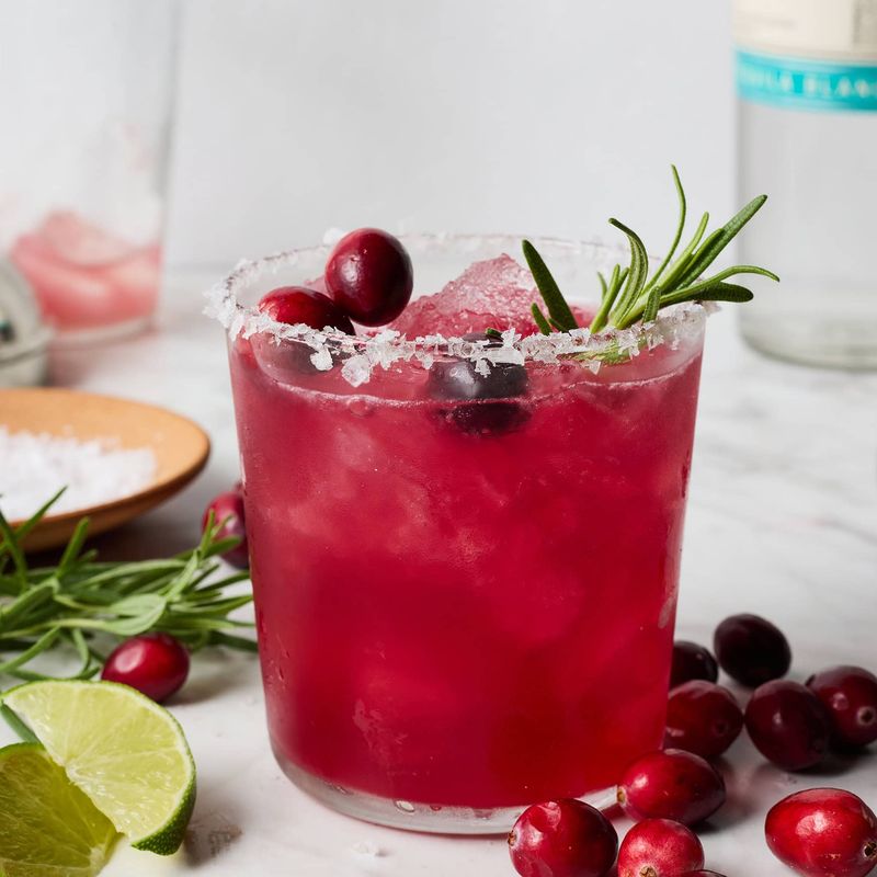 Fresh Cranberry Margaritas