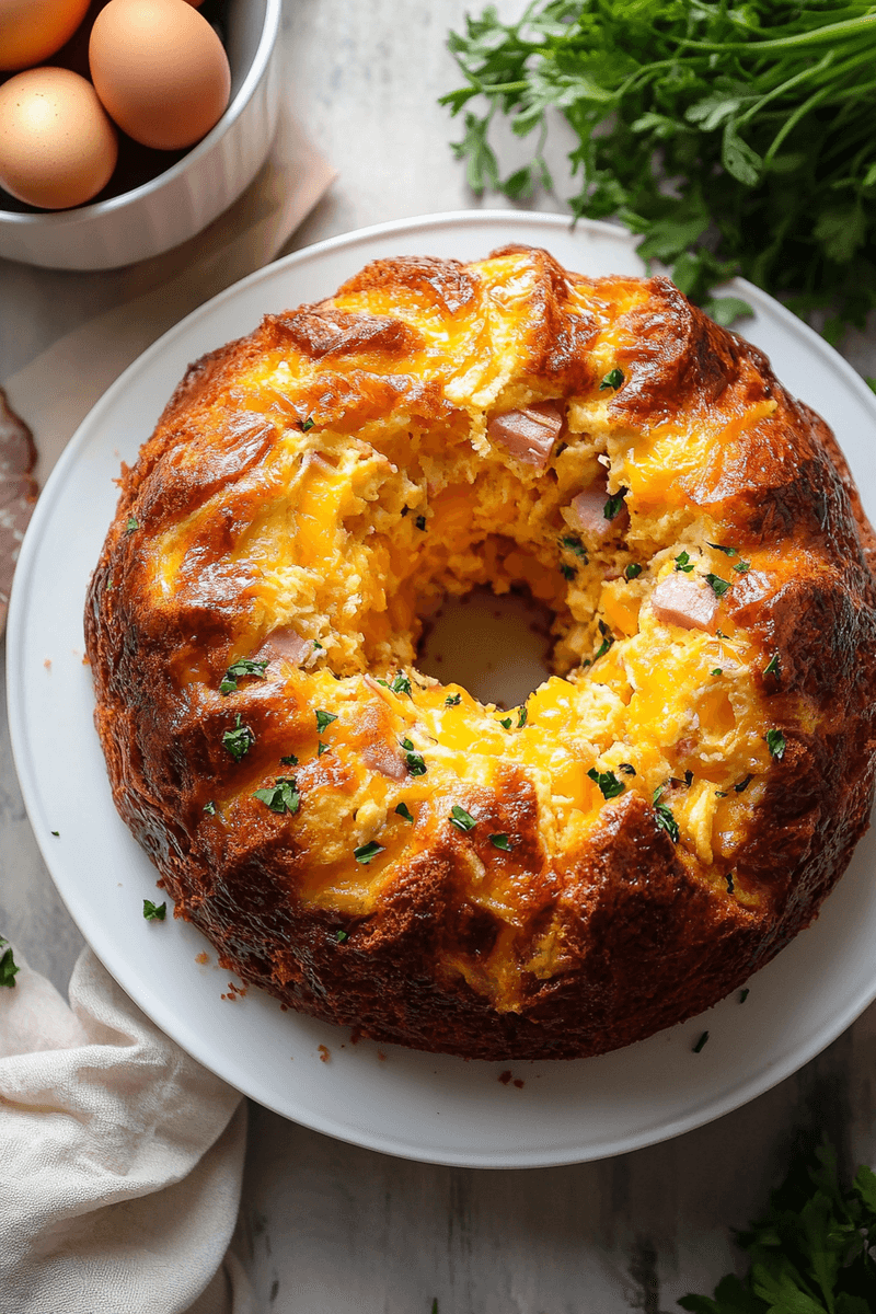 Savory Breakfast Bundt Cake