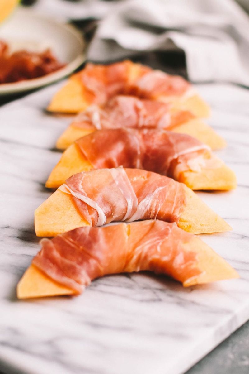 Prosciutto-Wrapped Cantaloupe