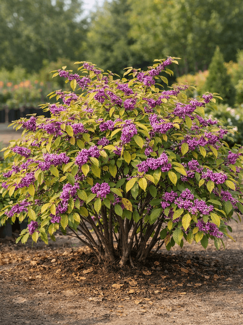 Stunning Fall Color with Purple Berries