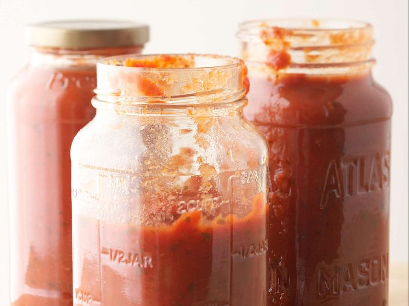 Super-sugary jarred pasta sauce