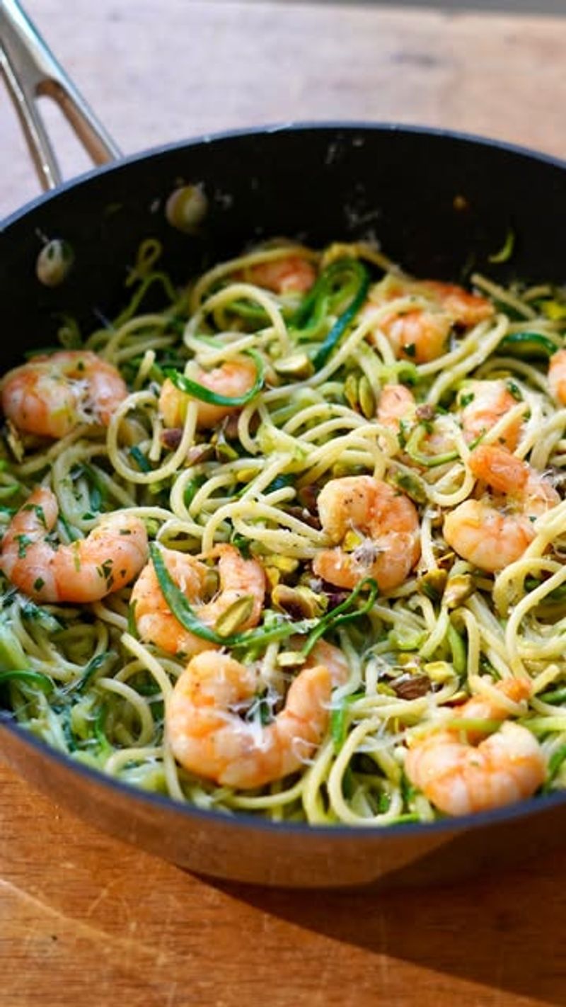 King Prawn and Courgette Tagliatelle