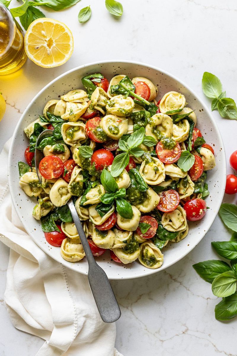 Pesto Tortellini Salad