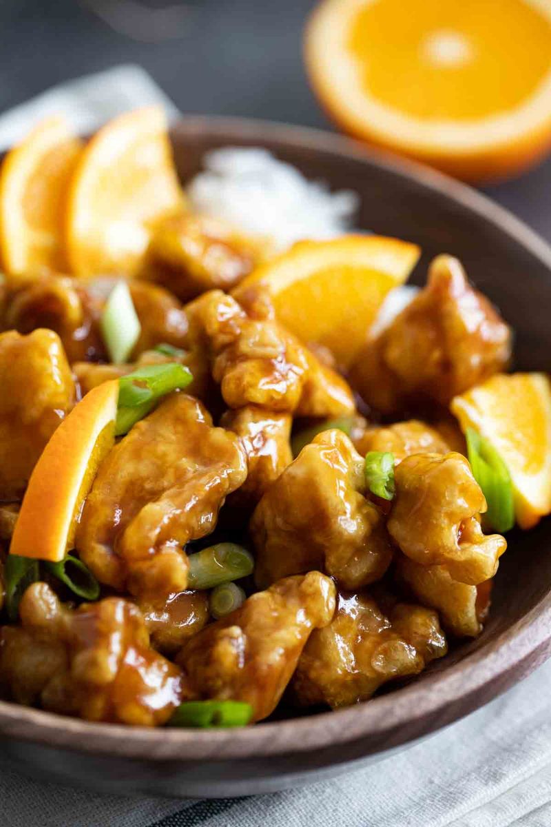 Orange Chicken with a Zesty Twist