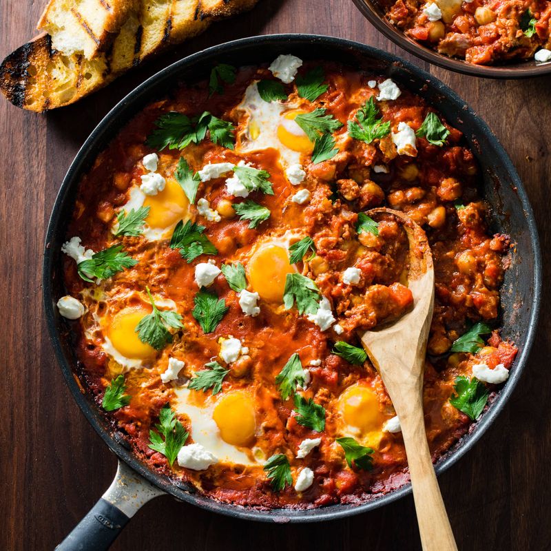 Chickpea Shakshuka Skillet