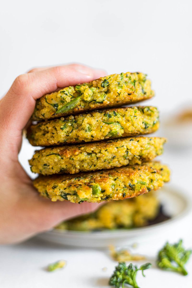 Cheesy Quinoa Cakes