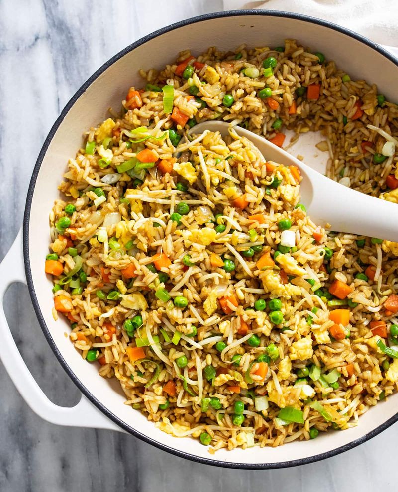 Veggie Fried Rice With Egg