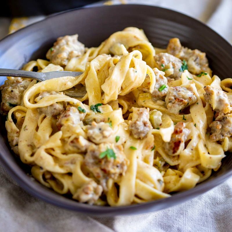 Creamy Italian Sausage Pasta