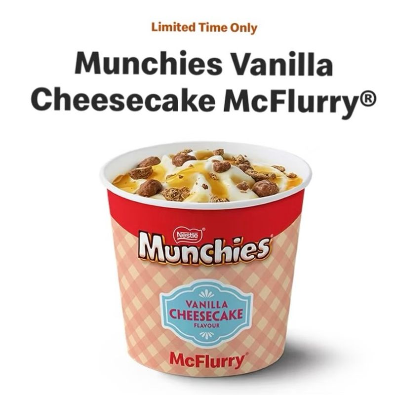 Munchies Vanilla Cheesecake McFlurry (UK)