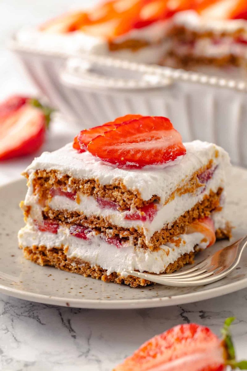 Strawberry Icebox Cake