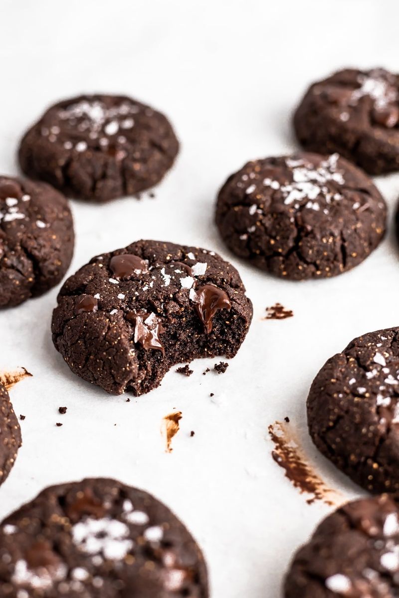 Dark Chocolate Almond Butter Cookies