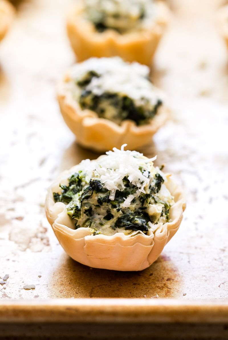 Spinach Artichoke Dip Cups