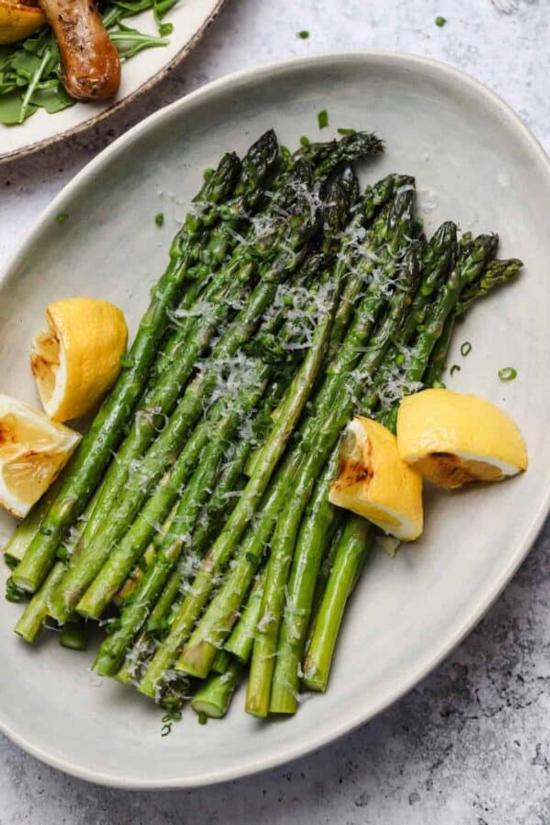 Grilled Asparagus with Lemon and Parmesan