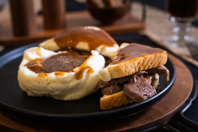 Hot Roast Beef Sandwich