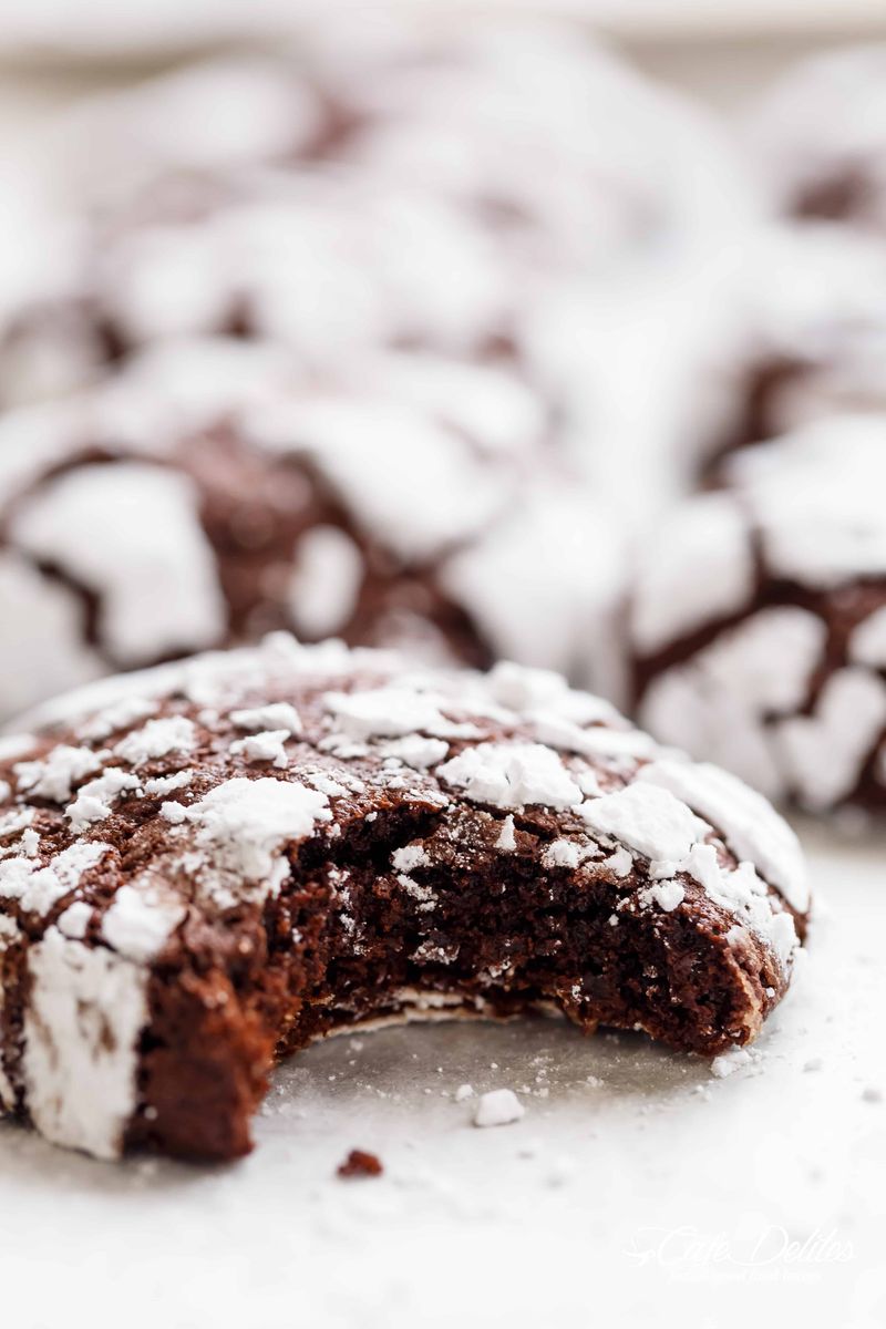 Chocolate Crinkle Cookies