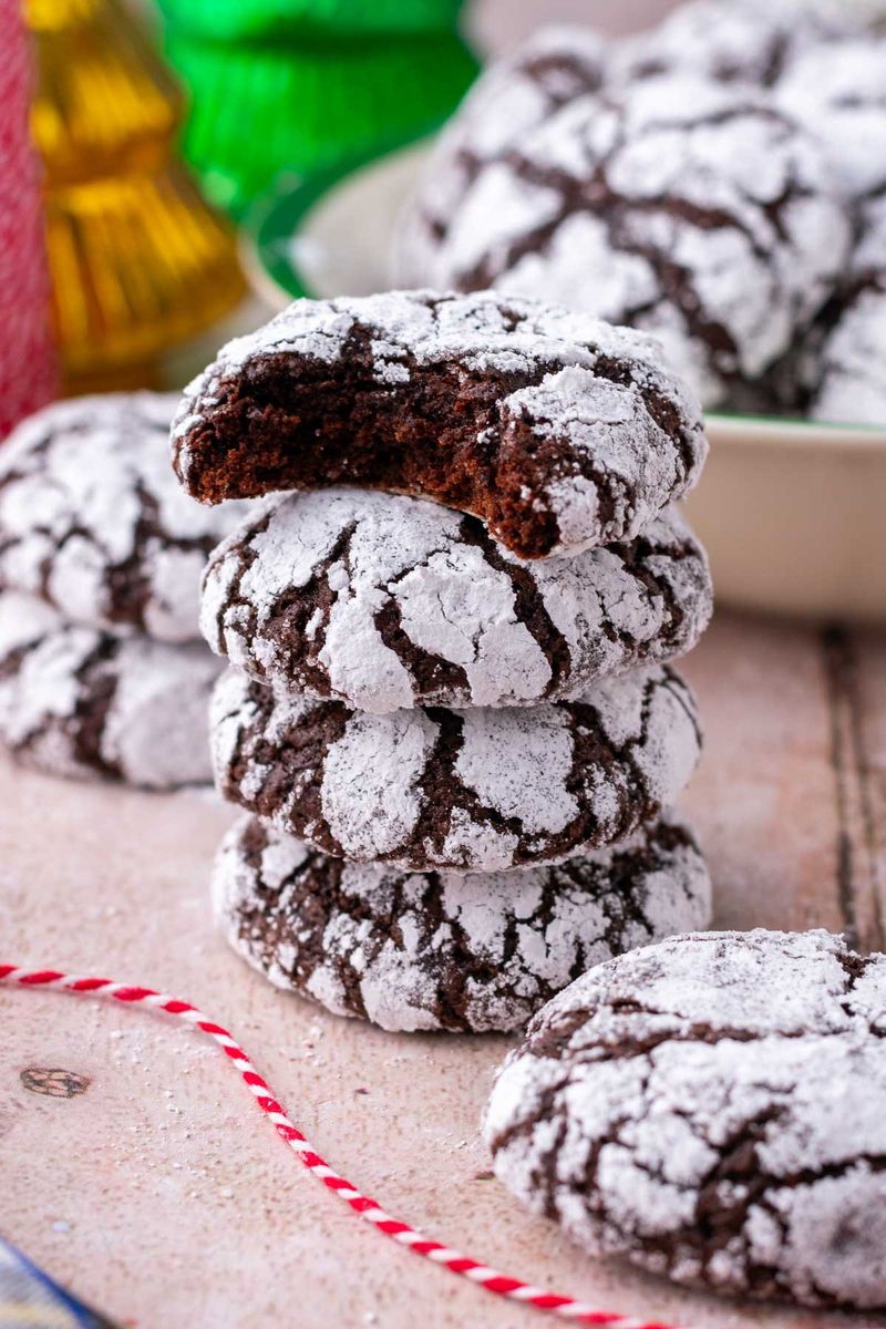 Chocolate Crinkle Cookies