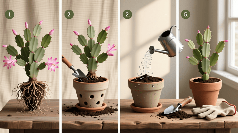 Use fertilizer and repotting only when they fit the diagnosis