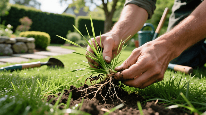 Strengthen the turf that crabgrass exploits