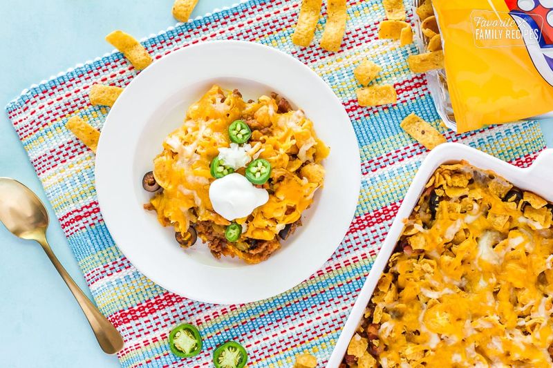 Chili Cheese Breakfast Casserole
