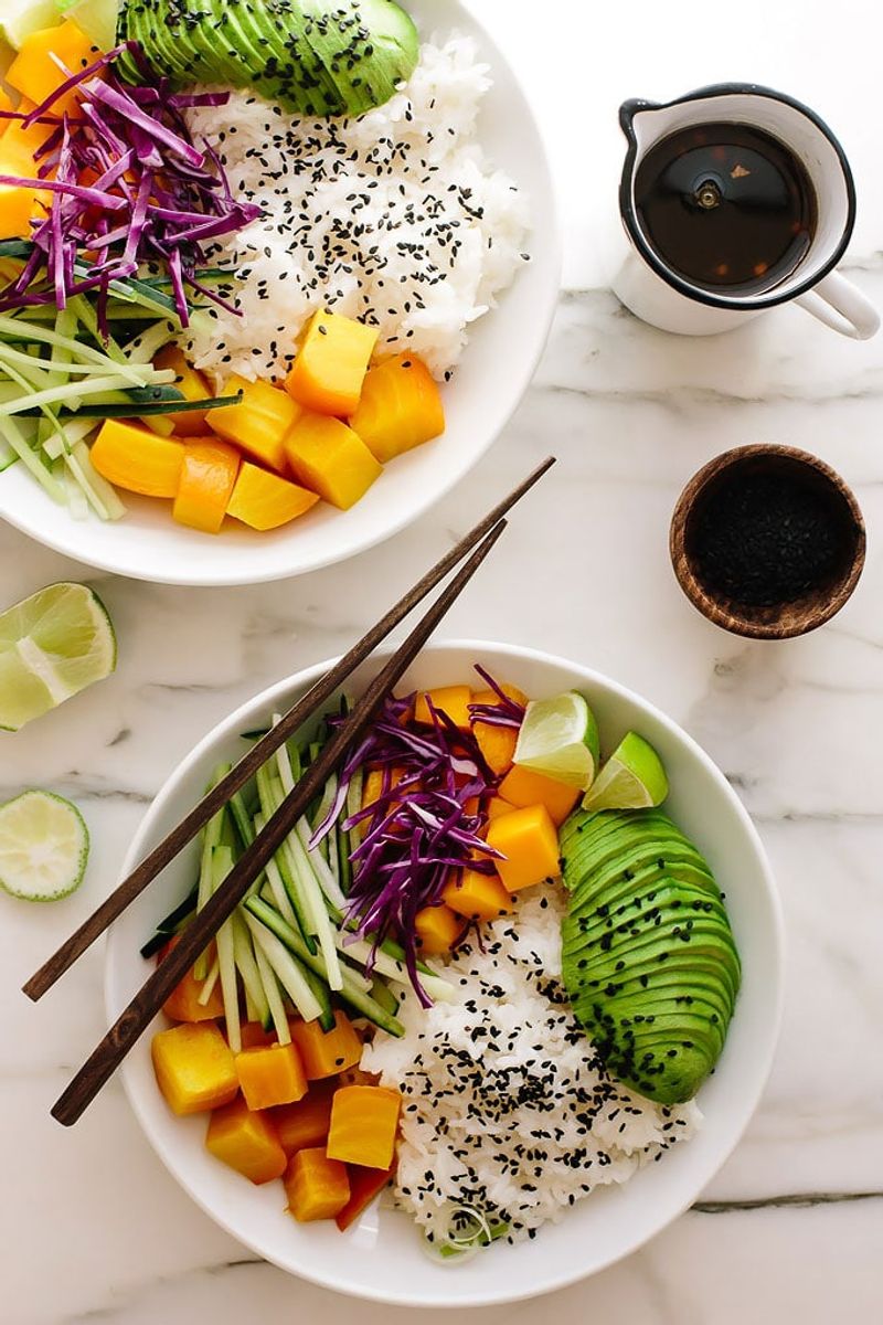 Mango Ginger Rice Bowl