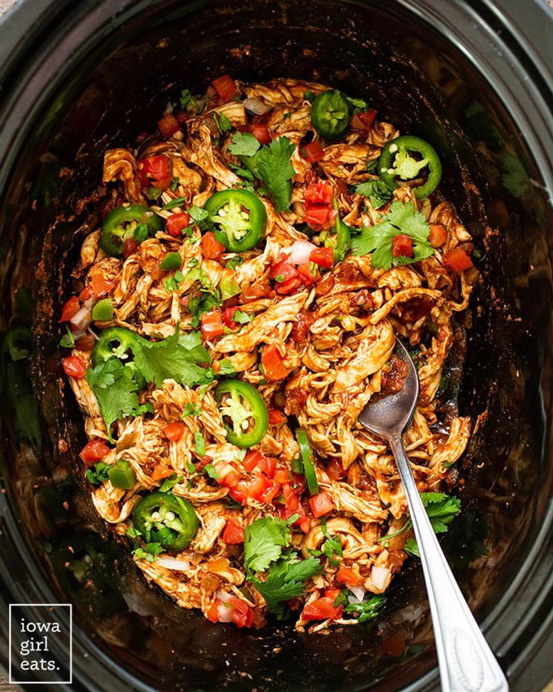 Crockpot Salsa Chicken