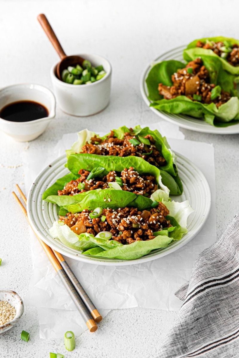Spam Lettuce Wraps