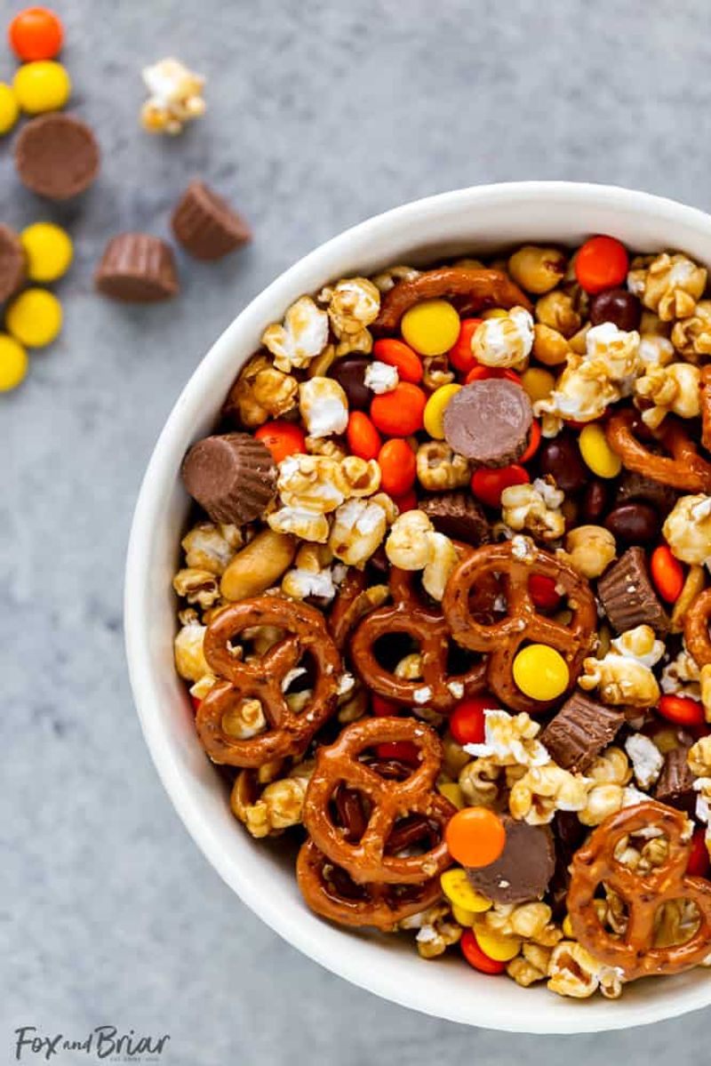 Sweet And Salty Snack Mix Cups