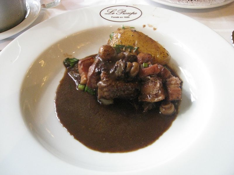 Le Procope, Paris - Café Procope's Coq au Vin