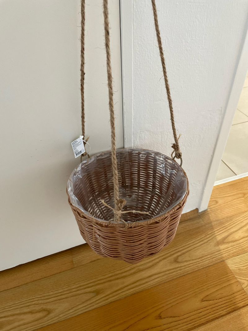Fit a perforated liner instead of sealing the basket