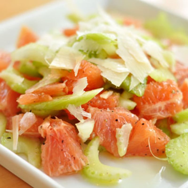 Celery and Grapefruit Salad with Parmesan