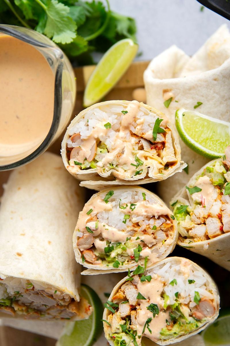 Chipotle Chicken Burritos