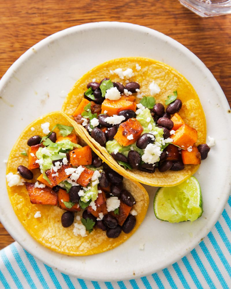 Black Bean And Sweet Potato Tacos