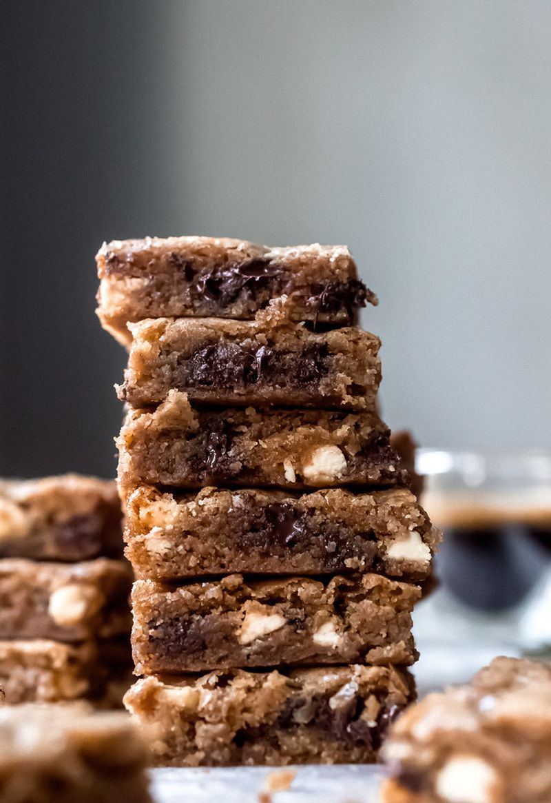 Espresso chocolate chip bars