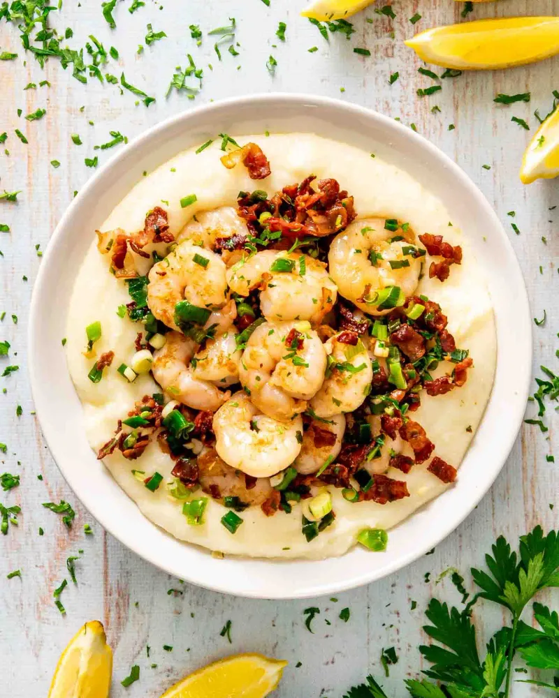 South Carolina: Bacon Shrimp and Grits