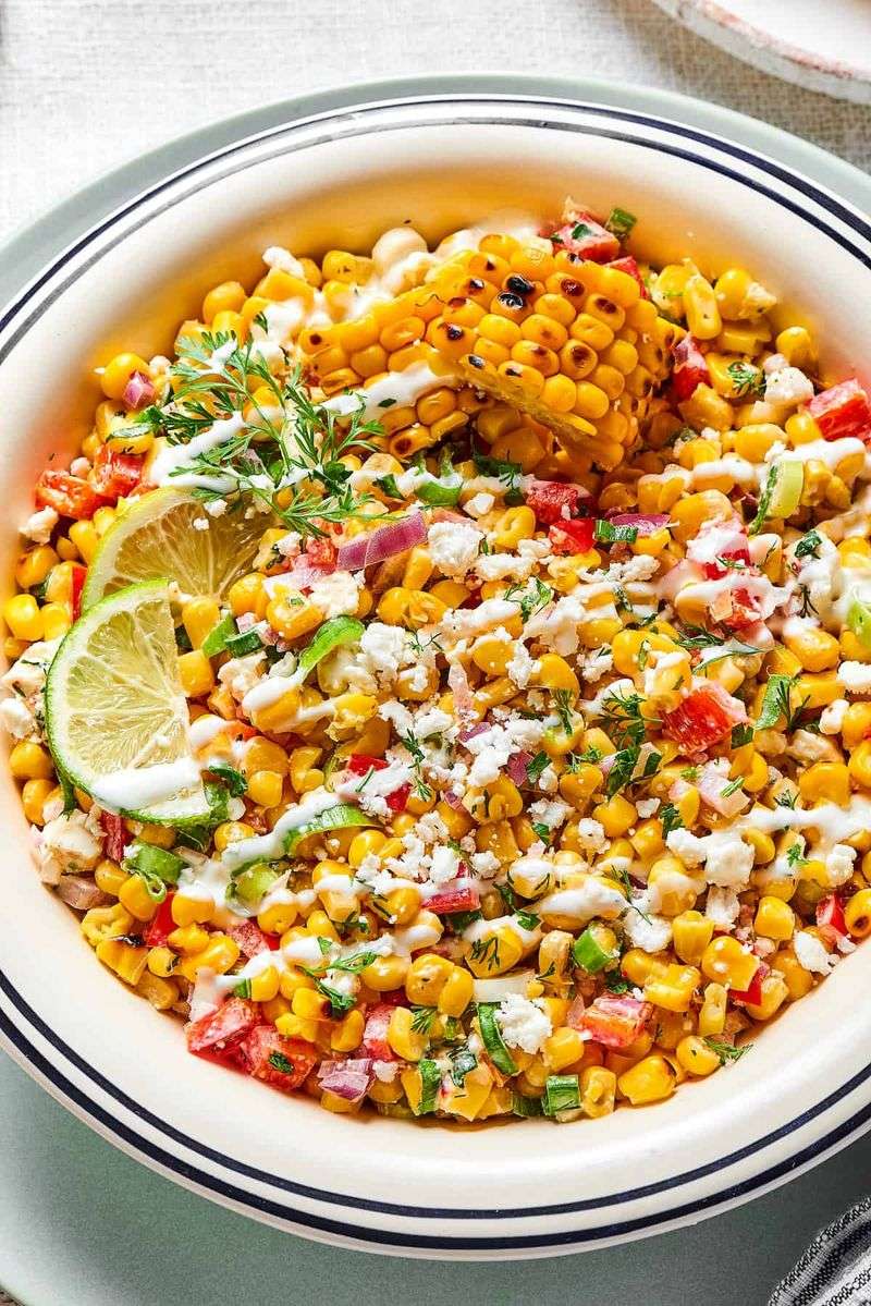 Elote Salad with Black Beans
